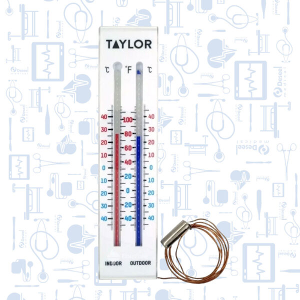 Termometro Interno/Externo, Doble Columna -40+50°C