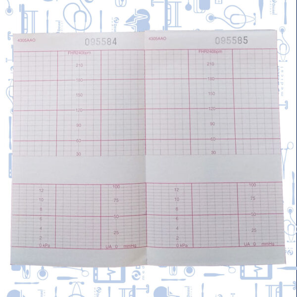 Papel Termico en Block de 152x90x160 Hojas, Corometrics