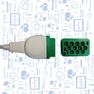 Cable Completo de ECG, 3 Derivaciones, Terminación Snap, GE - Image 2