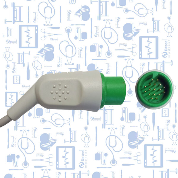 Cable ECG Completo AHA 5 Derivaciones Broche - Image 2