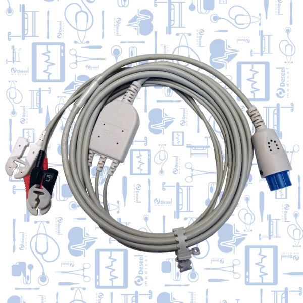 Cable ECG Completo AHA 3 Deriv Pinza