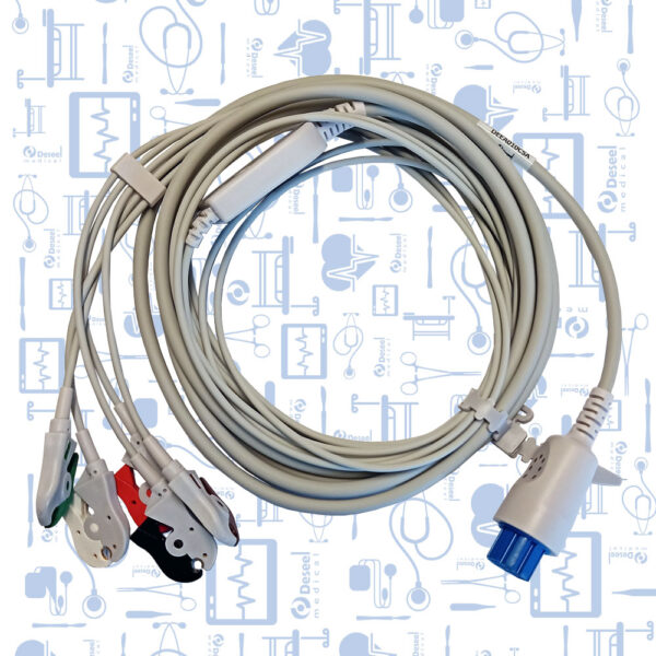 Cable ECG Completo AHA 5 Deriv Pinza Cardiocap 5