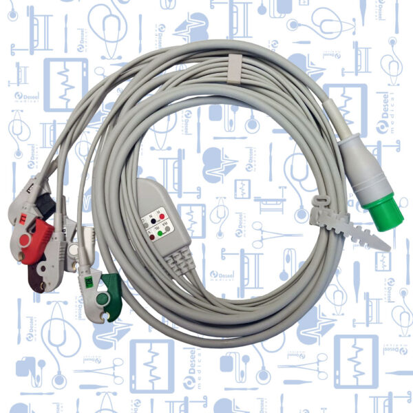 Cable ECG Completo AHA 5 Deriv Pinza