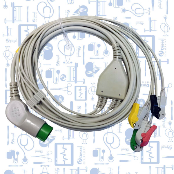 Cable ECG Completo AHA 3 Deriv Pinza