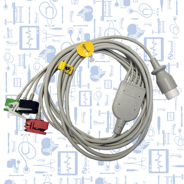 Cable ECG Completo AHA 5 Deriv Pinza