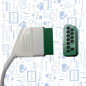 Cable Comple de ECG. 5 Derivaciones Tipo Pinza, Nihon Kohden - Image 2