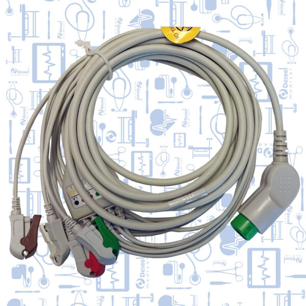 Cable ECG Completo AHA 5 Deriv Pinza