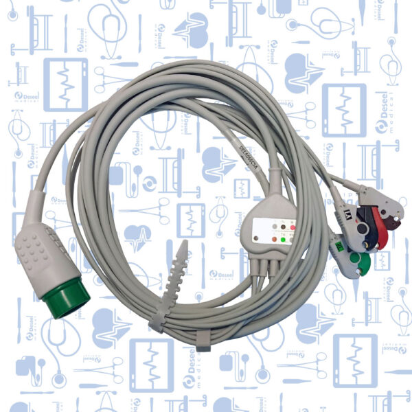 Cable ECG Completo 5 Deriv. Pinza AHA