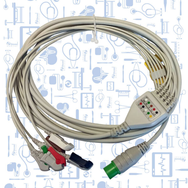 Cable ECG Completo AHA 5 Deriv Pinza