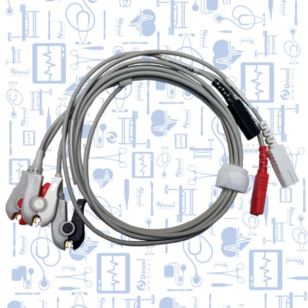 Juego de 3 Latiguillos de ECG