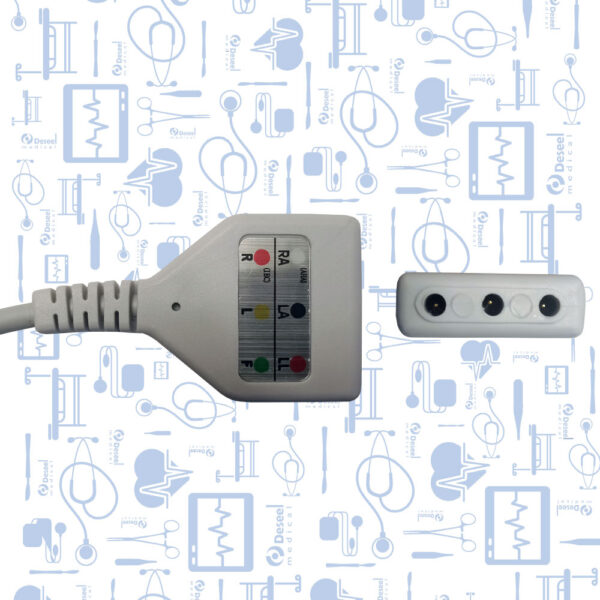 Cable ECG Troncal AHA 3 Deriv