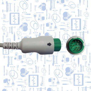 Cable ECG Troncal AHA 3 Derv. Mindray T5, 12 Pin - Image 3