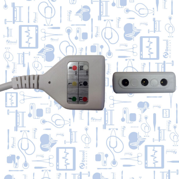 Cable Troncal de ECG para 3 Derivaciones, Comen