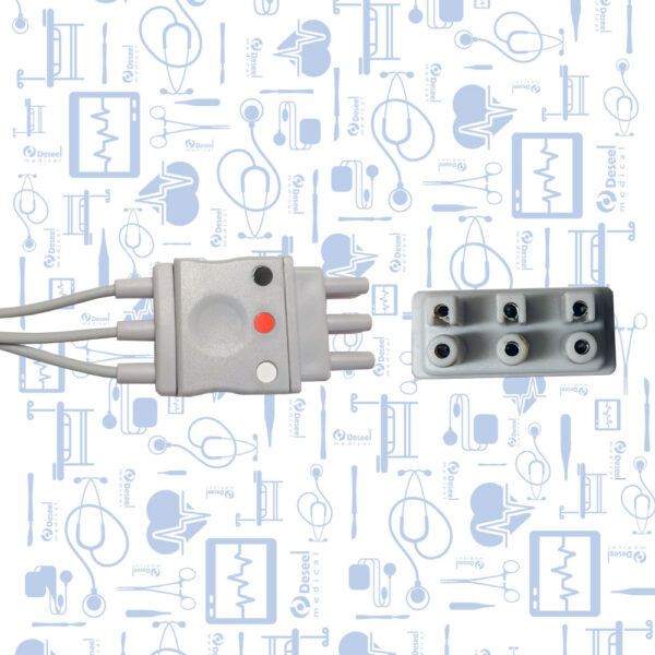 Cable ECG AHA 3 Derivaciones (40"-102cm)