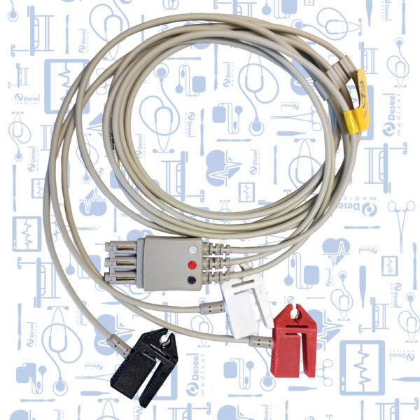 Cable ECG AHA 3 Deriv (40"-102cm) Pinza