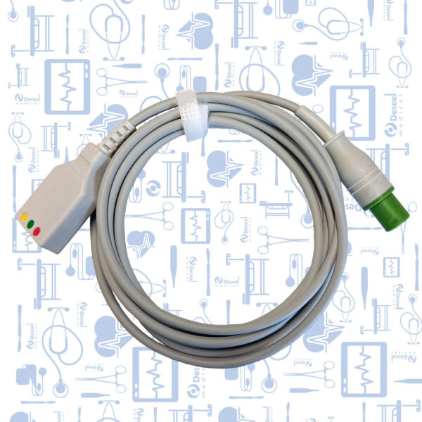 Cable Troncal de ECG 3 Derivaciones AHA