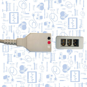Cable Troncal de ECG 3 Derivaciones AHA - Image 3