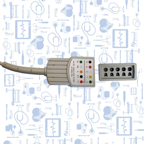 Cable ECG Troncal AHA 5 Derivaciones