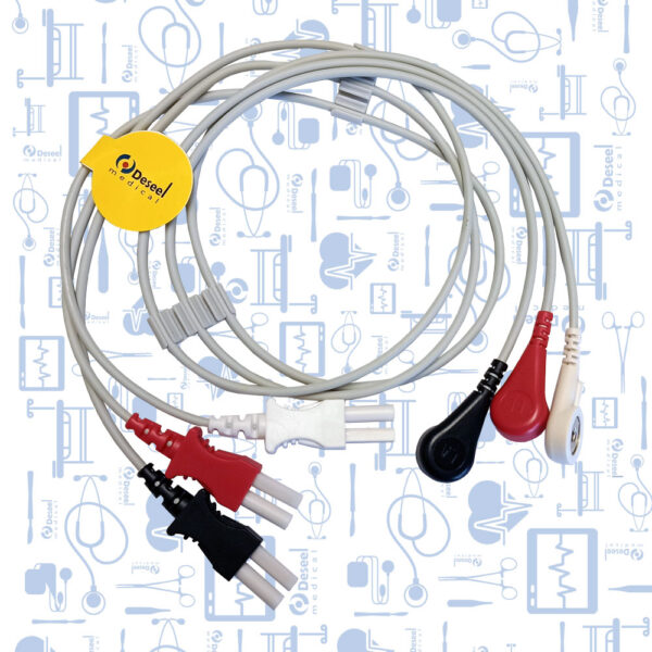 Cable ECG AHA 3 Derivaciones (24"-61cm) Broche