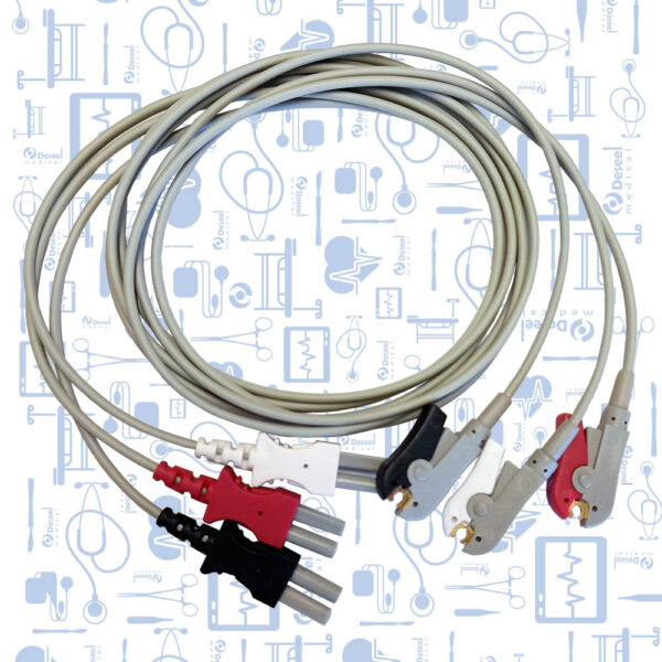 Cable ECG AHA 3 Derivaciones (40"-101.6cm) Broche