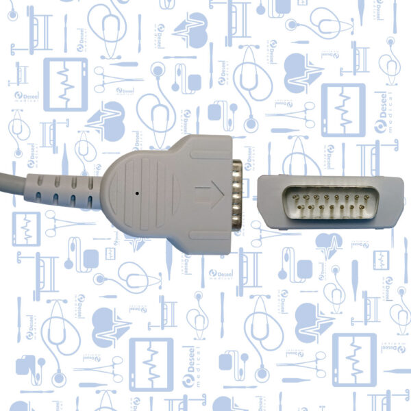 Cable EKG Completo AHA, 10 KOhm, Banana