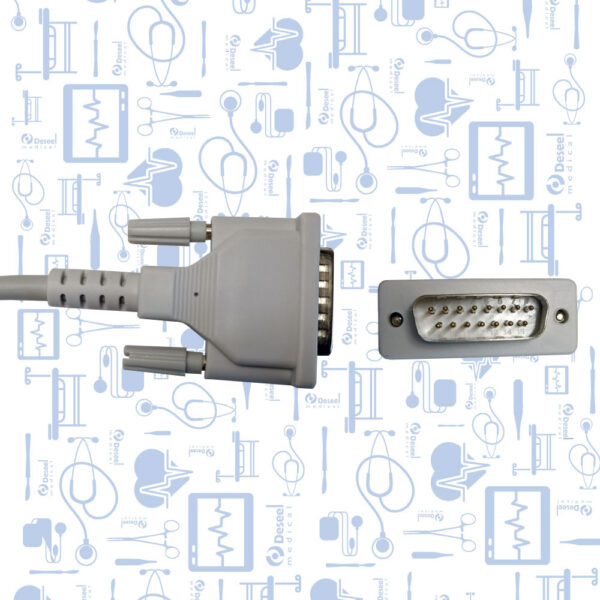 CABLE DE EKG CON 10 LATIGUILLOS, EDAN SE-310 Banana