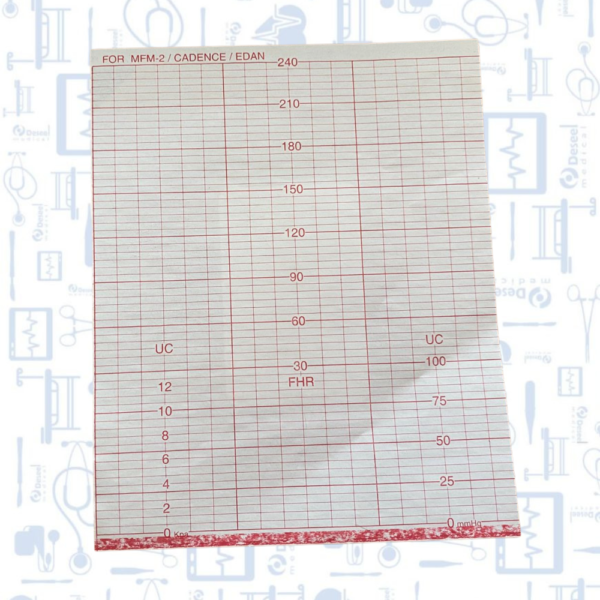 Papel Registrable en Block para Tococardiografo