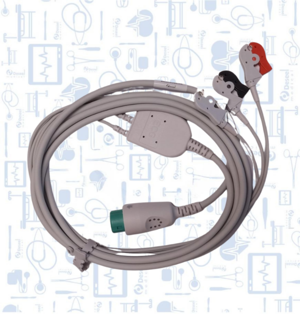 Cable ECG Completo AHA 3 Deriv Pinza Mindray